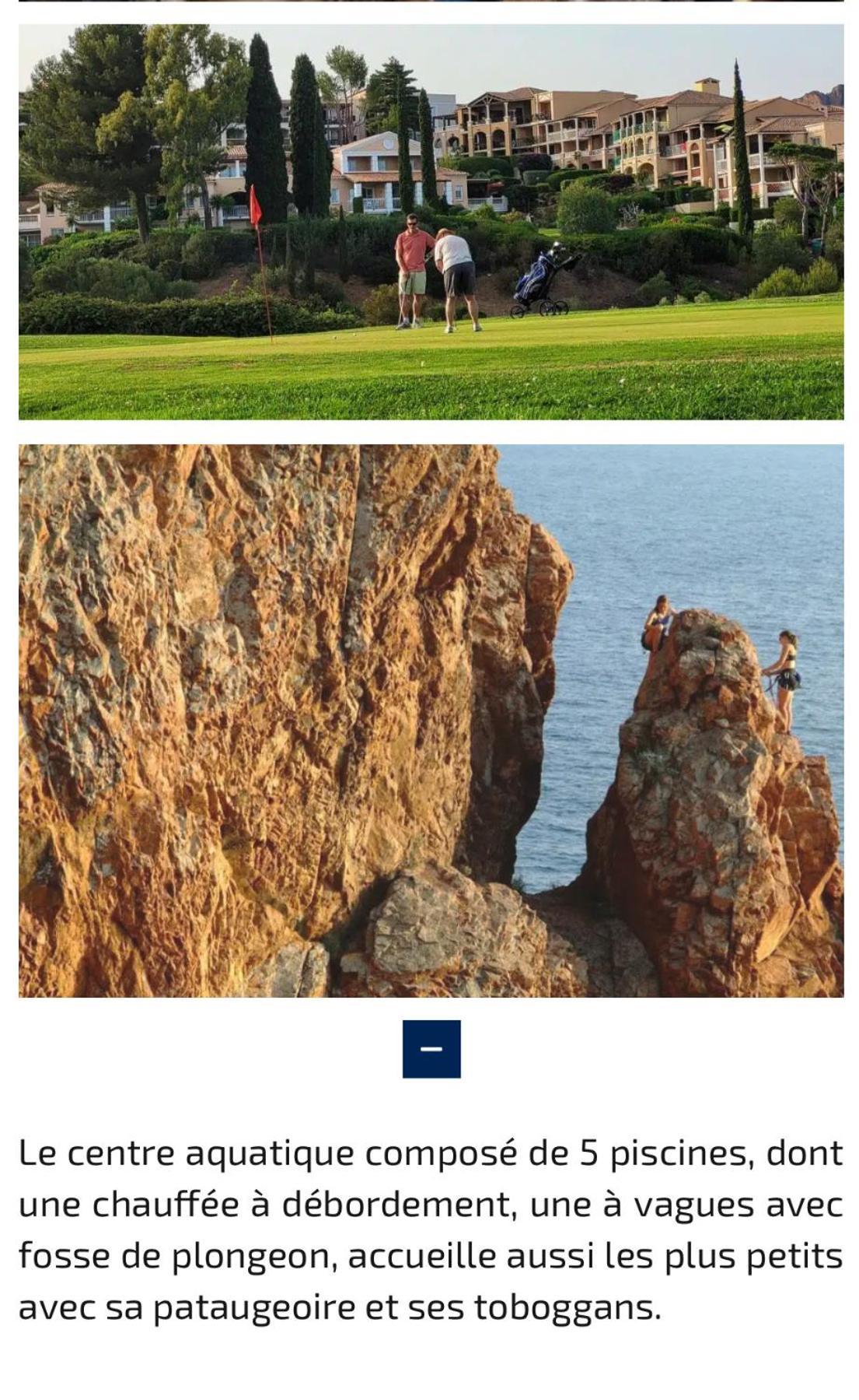 Cap Esterel 4 Pers Equipe, Belle Vue Golf, Centre Village Pierre & , Parking Inclu Et 5 Piscines Acces Gratuit, Clim, Wifi, Tv, Lave-vaisselle Et Lave-linge,four, Plancha Apartment
